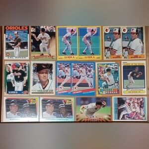 Cal Ripken Baseball Card Lot